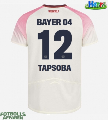 Bayer Leverkusen Edmond Tapsoba #12 Bortatröja 2025-26 Kortärmad